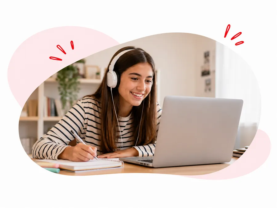 Lycéenne accompagnée dans ses besoins spécifiques